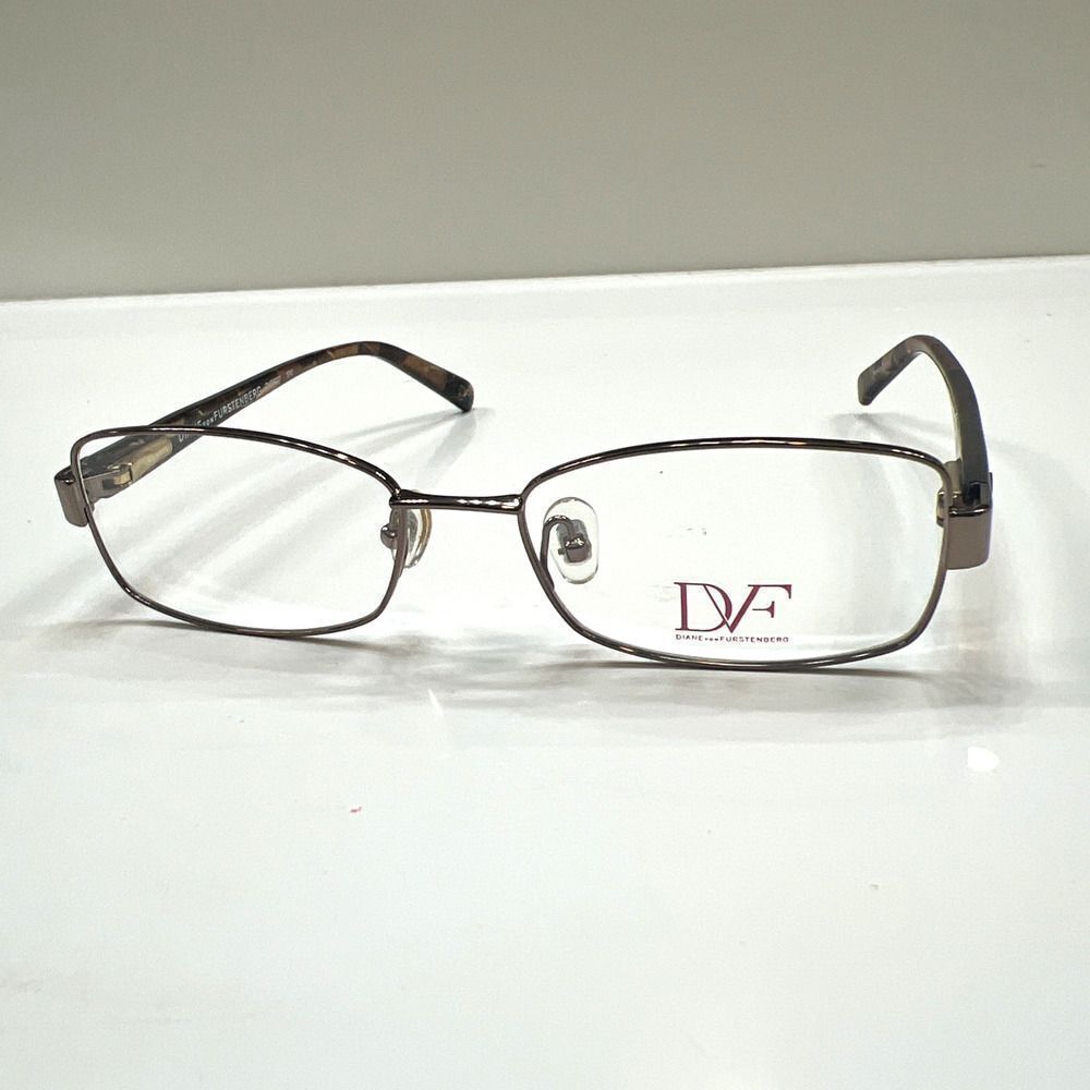 NEW Diane von Furstenberg DVF 8031 200 Glossy Bronze Eyeglasses Frames 51-16-135